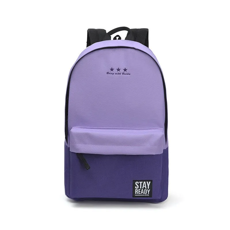 2-Tone Boxy Unisex Backpack