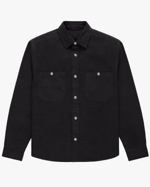 3sixteen Utility Shirt - Black Stonewashed Canvas