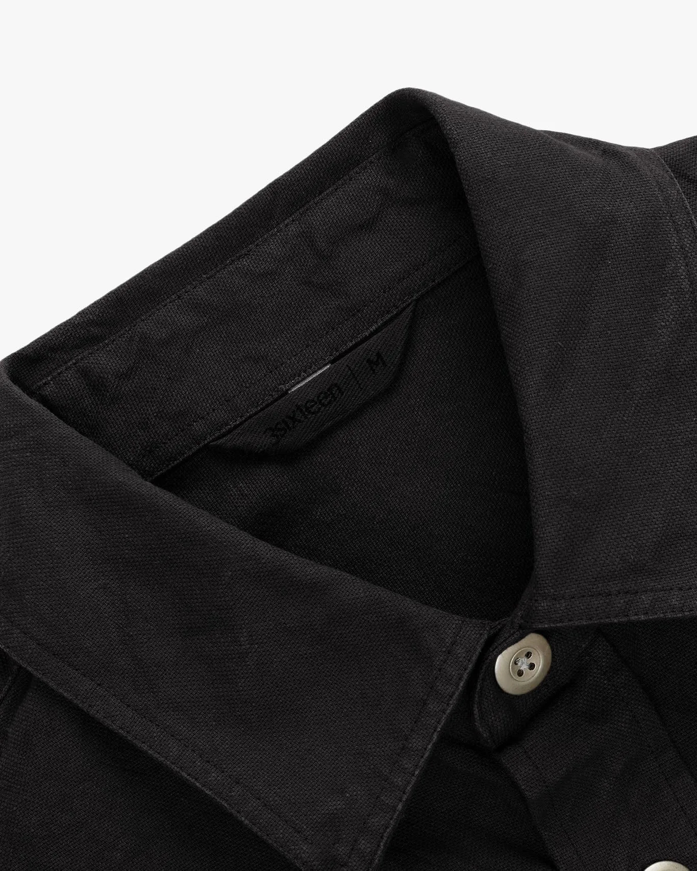 3sixteen Utility Shirt - Black Stonewashed Canvas