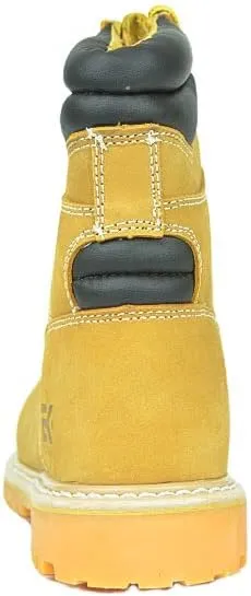 8'' WHEAT MEN'S WORK BOOTS/CONSTRUCTION BOOTS