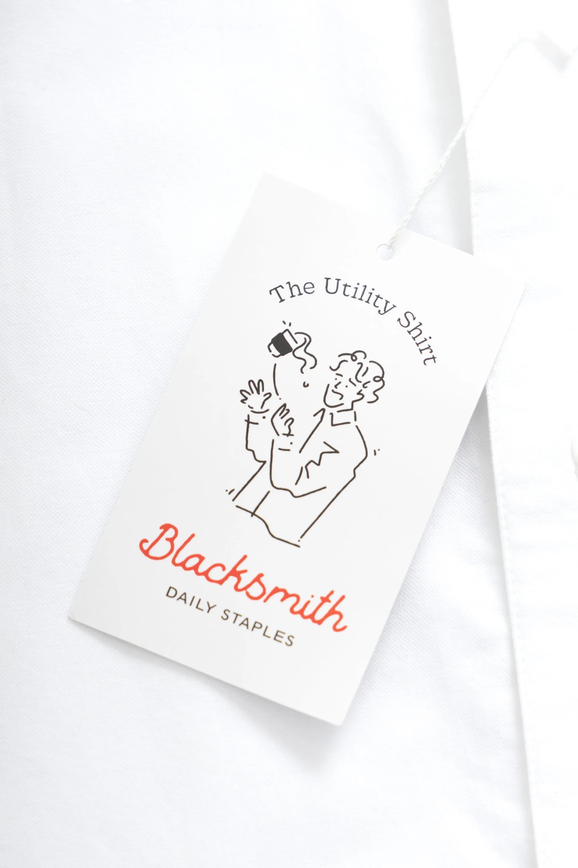 Blacksmith - 'Boxford' Utility Shirt - White