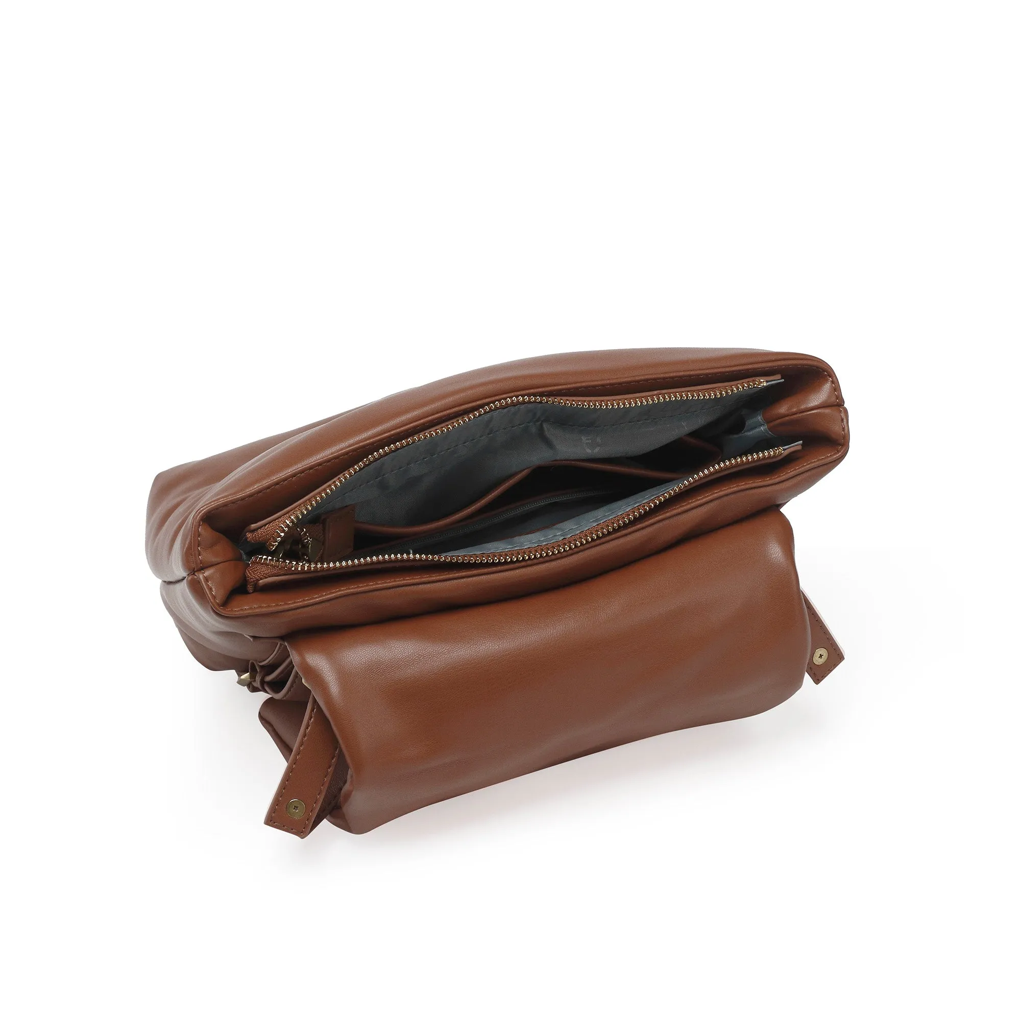 Bubbly Flap Backpack | Chestnut