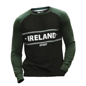 Croker Green & Black Crew Neck