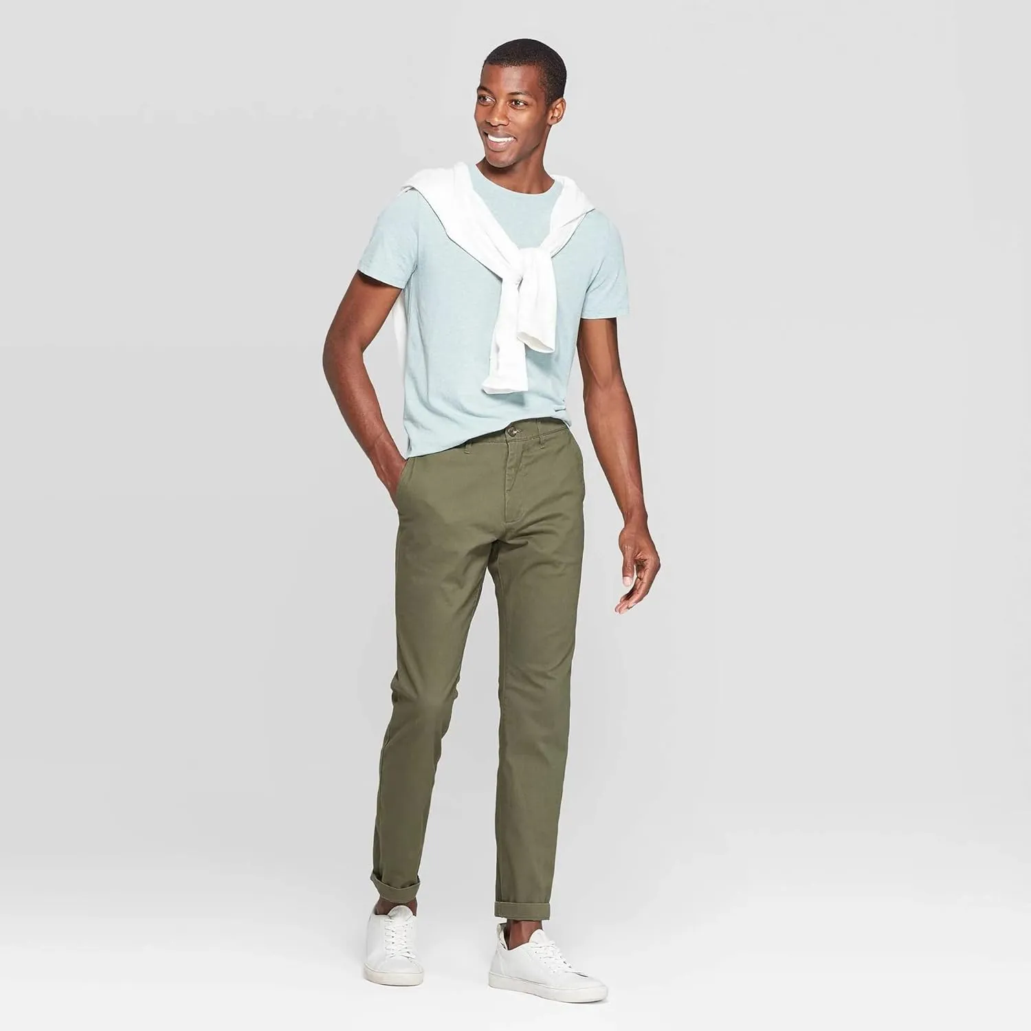 Goodfellow & Co Men's Slim Fit Everyday E-Waist Pants -