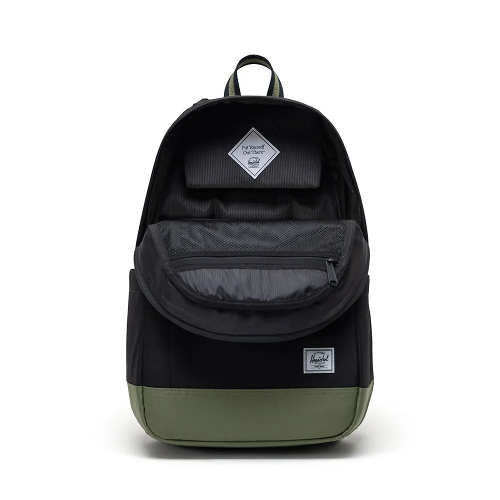 Herschel Seymour Backpack - 25.6L - Black/Fourleafclover