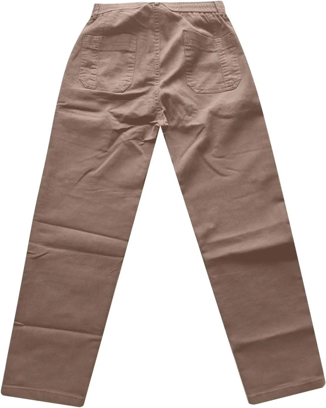 Mens Cargo Pants Slim Fit Multipants - High Stretch Multi-Pocket Durable Cargo Pants Drawstring Tapered Chinos Work Pant