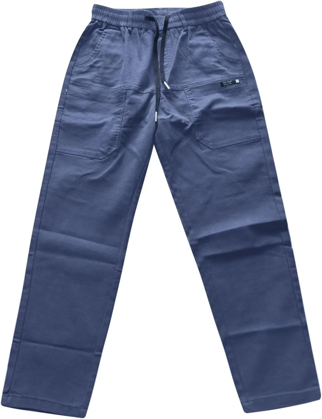 Mens Cargo Pants Slim Fit Multipants - High Stretch Multi-Pocket Durable Cargo Pants Drawstring Tapered Chinos Work Pant