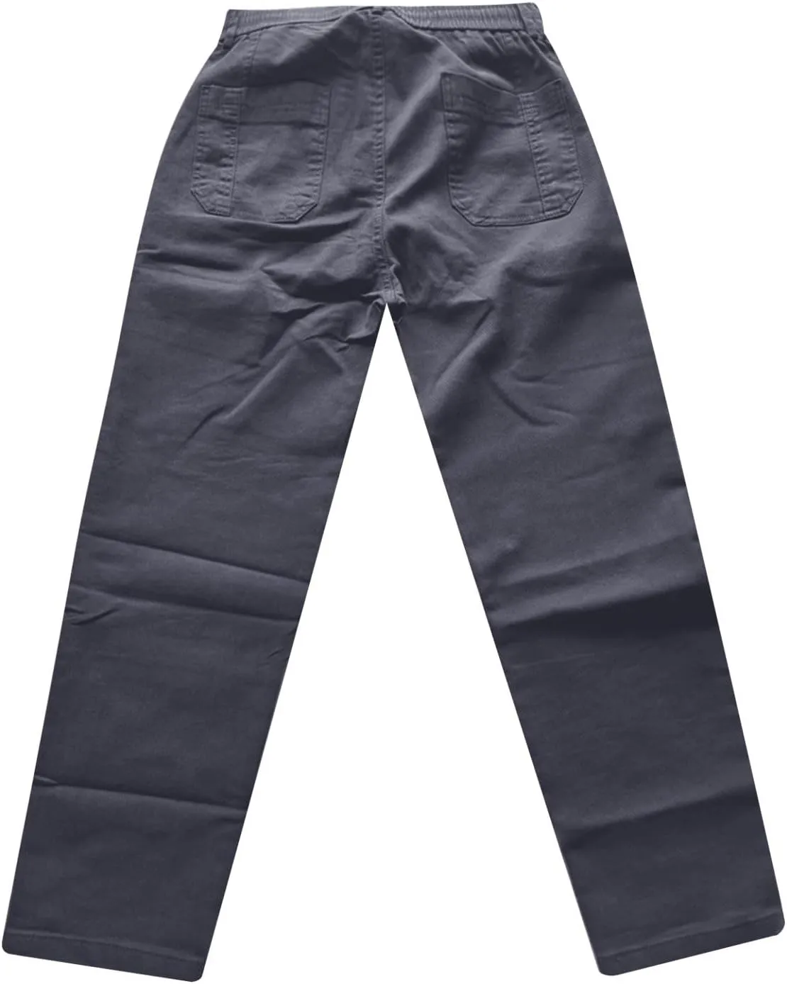 Mens Cargo Pants Slim Fit Multipants - High Stretch Multi-Pocket Durable Cargo Pants Drawstring Tapered Chinos Work Pant