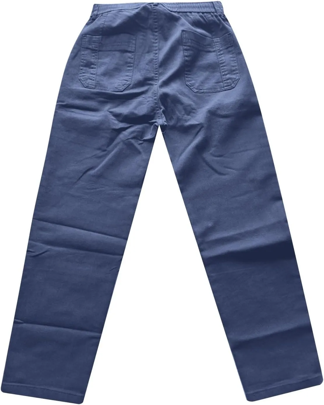 Mens Cargo Pants Slim Fit Multipants - High Stretch Multi-Pocket Durable Cargo Pants Drawstring Tapered Chinos Work Pant