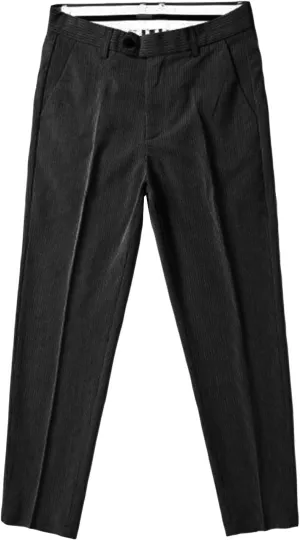 Mens Chinos Slim Fit Pants Comfort Casual Solid Trousers Flat Front Stretch Skinny Tapered Dress Pants (34,Black), Black, 34