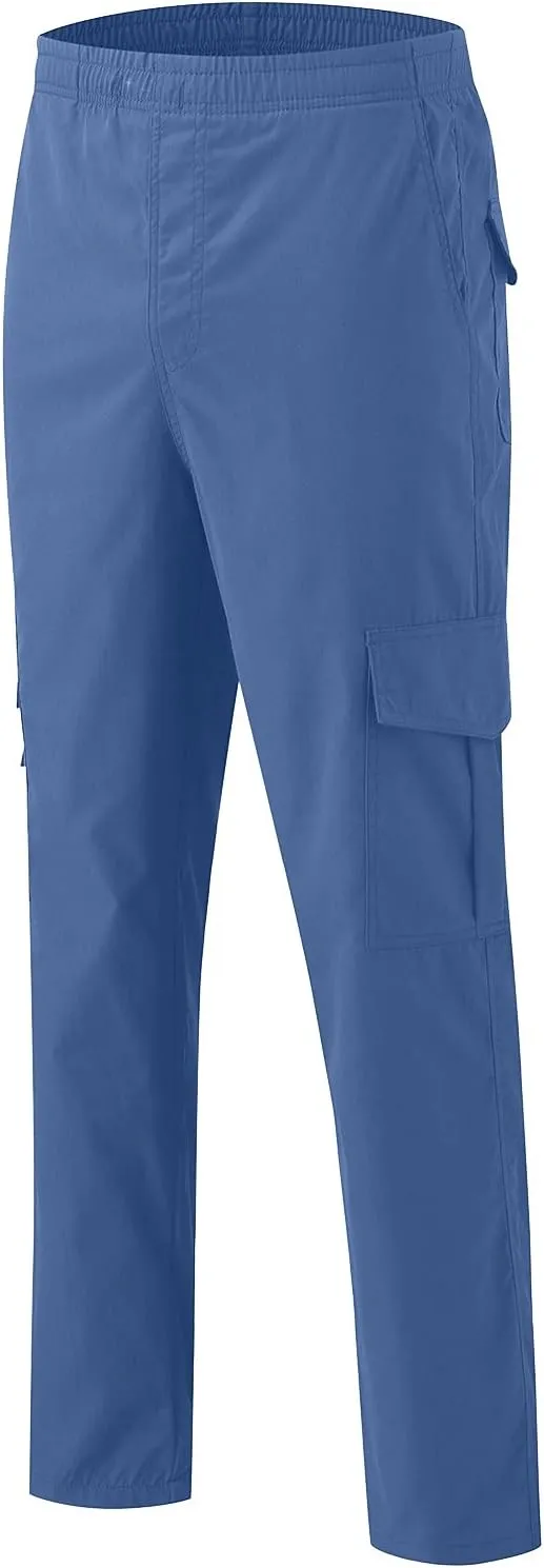 Mens Workout Cargo Sweatpants Tactical Pant Rip-Stop Hiking Pants Men Trouser Drawstring Work Joggers Men's Sweatpant