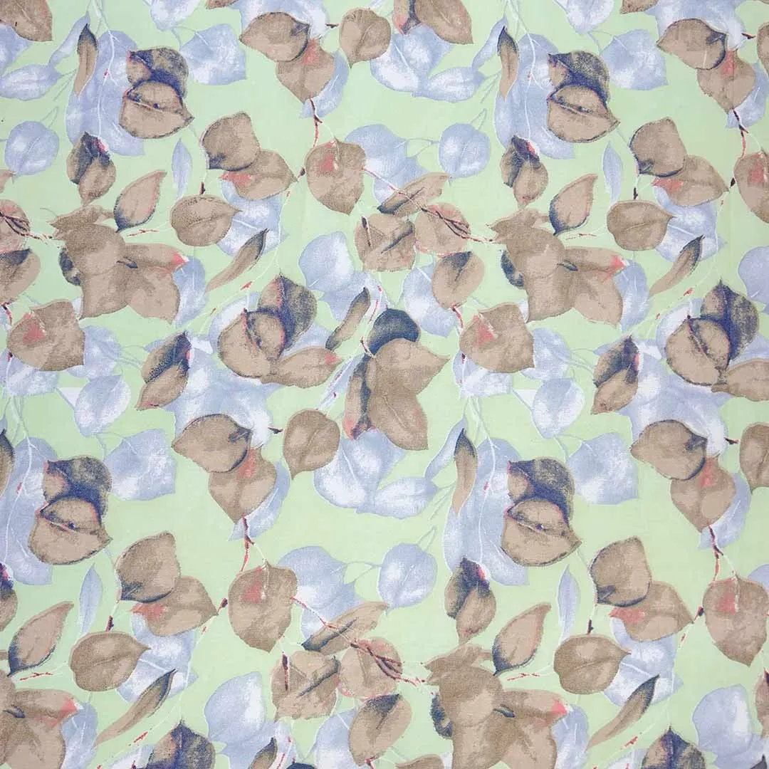 Multicolor Floral Printed Georgette Fabric