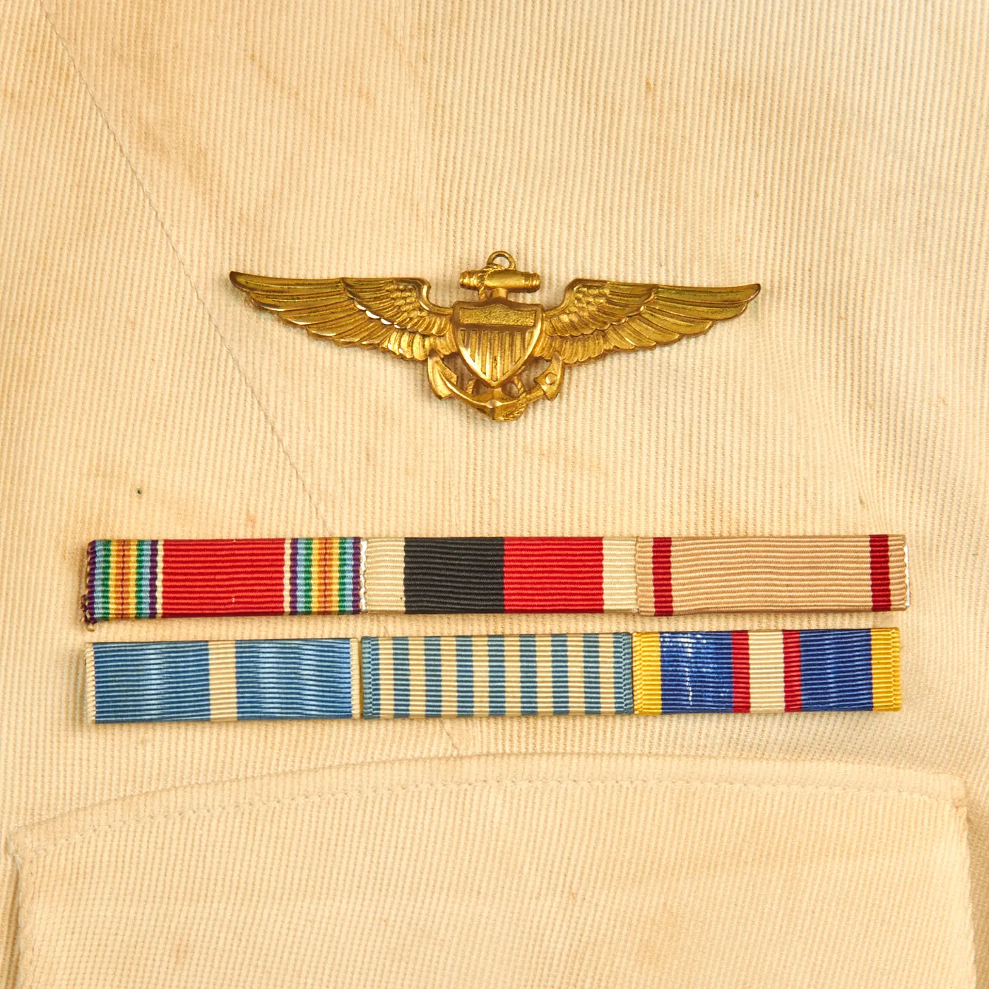Original U.S. WWII Named Pearl Harbor Stationed US Naval Pilot Lt. Commander Hugh McKibbin Uniform Jacket Grouping - Dated November 1941