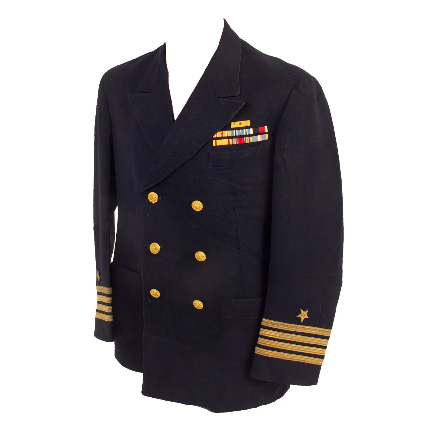Original U.S. WWII Named Pearl Harbor Stationed US Naval Pilot Lt. Commander Hugh McKibbin Uniform Jacket Grouping - Dated November 1941
