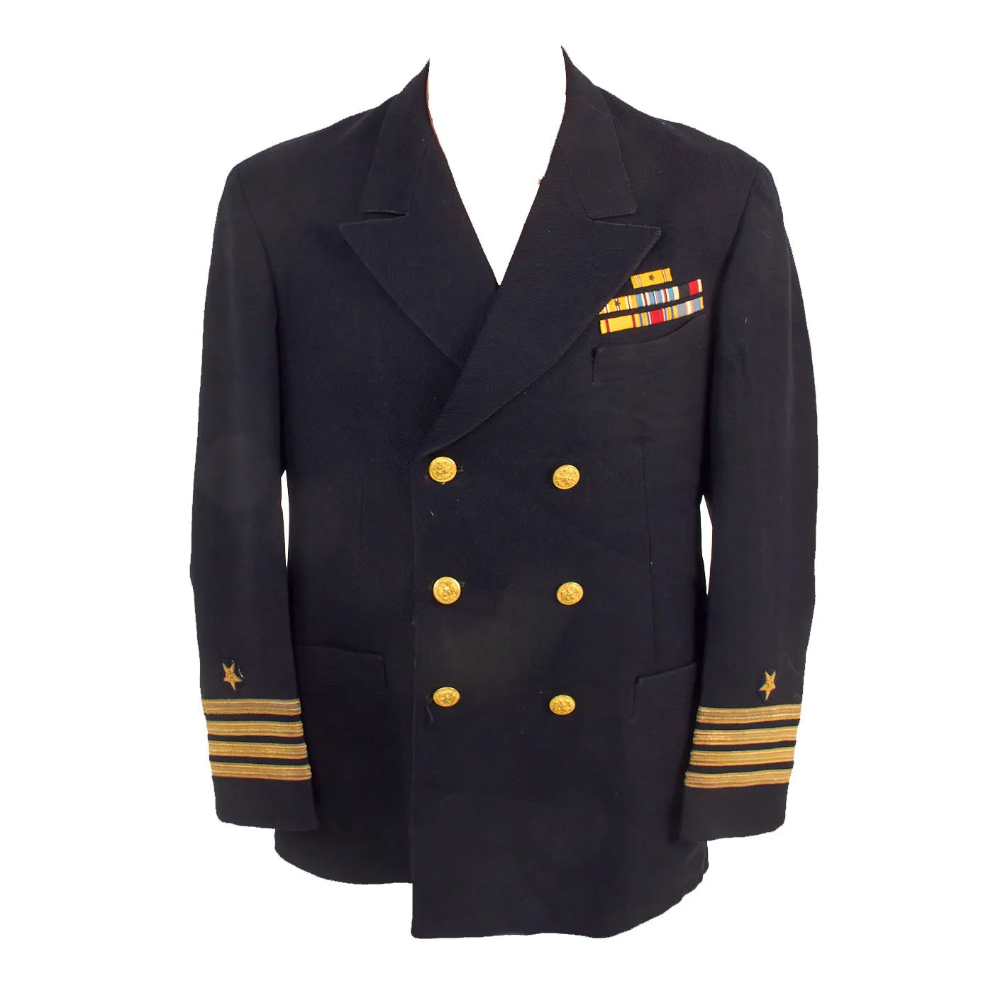 Original U.S. WWII Named Pearl Harbor Stationed US Naval Pilot Lt. Commander Hugh McKibbin Uniform Jacket Grouping - Dated November 1941