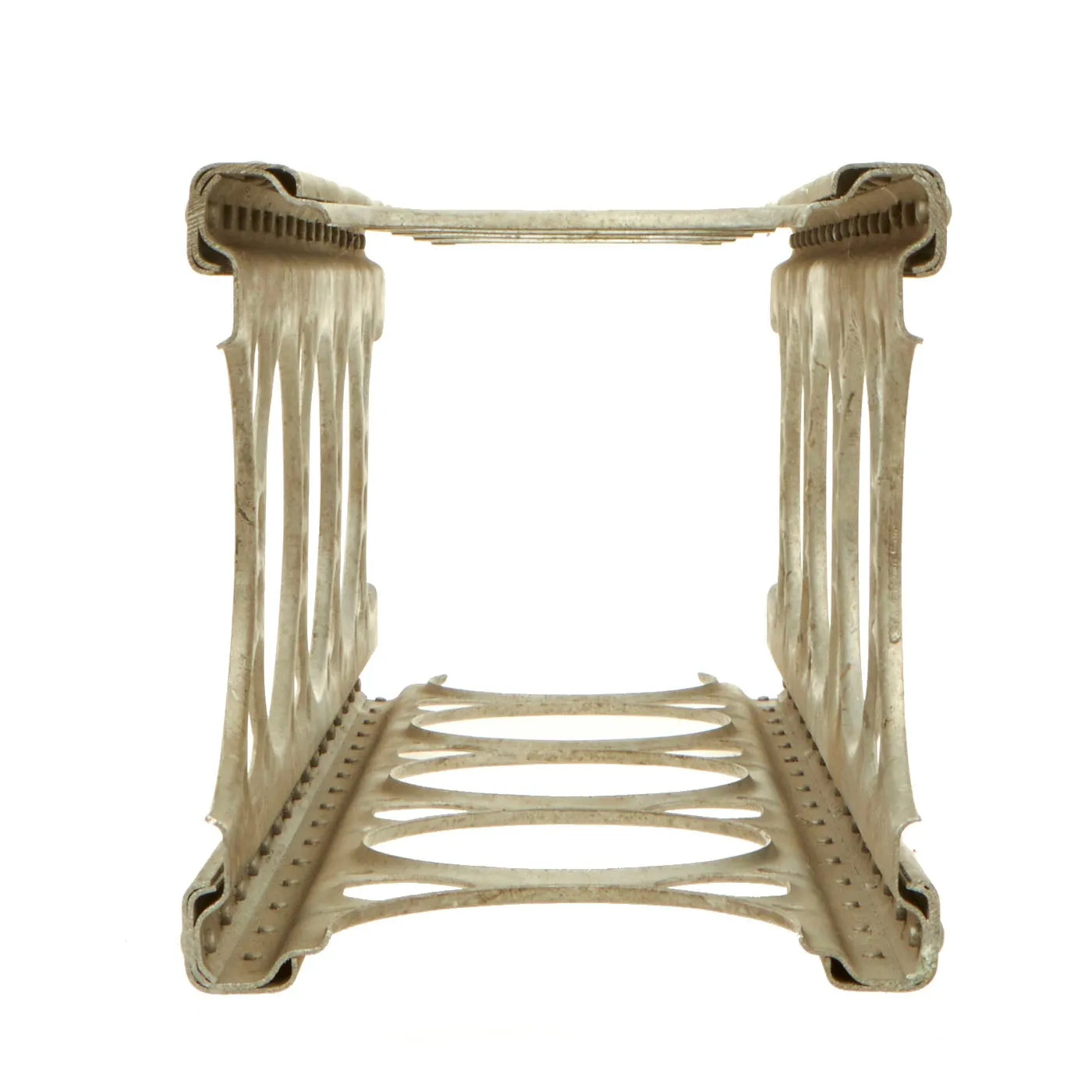 Original U.S. WWII United States Naval Rigid Airship Inner Frame Structure Piece With Air Ship Rubber Cement