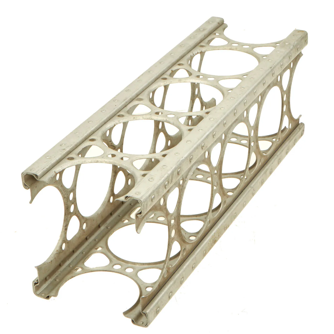 Original U.S. WWII United States Naval Rigid Airship Inner Frame Structure Piece With Air Ship Rubber Cement