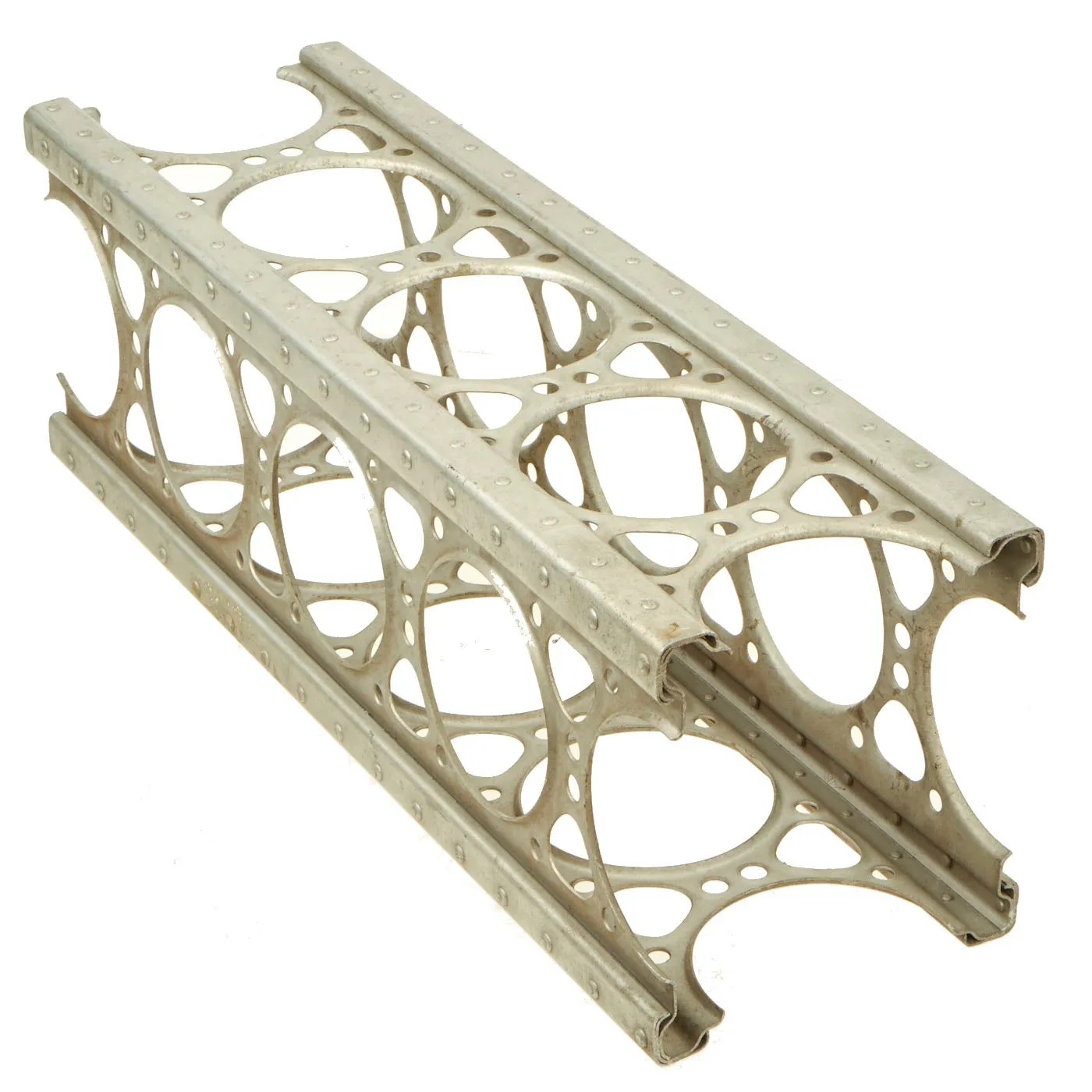 Original U.S. WWII United States Naval Rigid Airship Inner Frame Structure Piece With Air Ship Rubber Cement