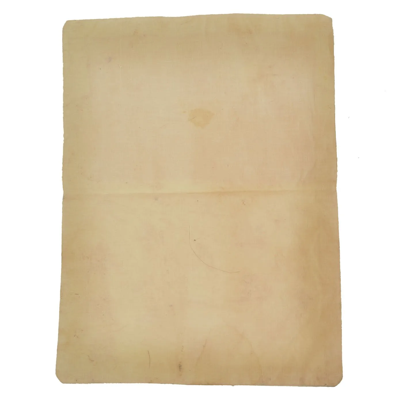 Original U.S. WWII USAAF Pacific Theater Rayon & Muslin Blood Chit - Chinese National Flag