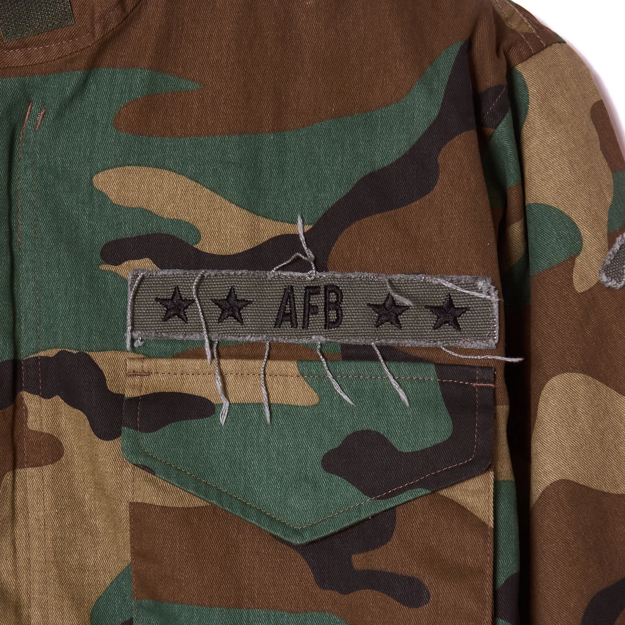 PATCHED FIELD JACKET / CAMO