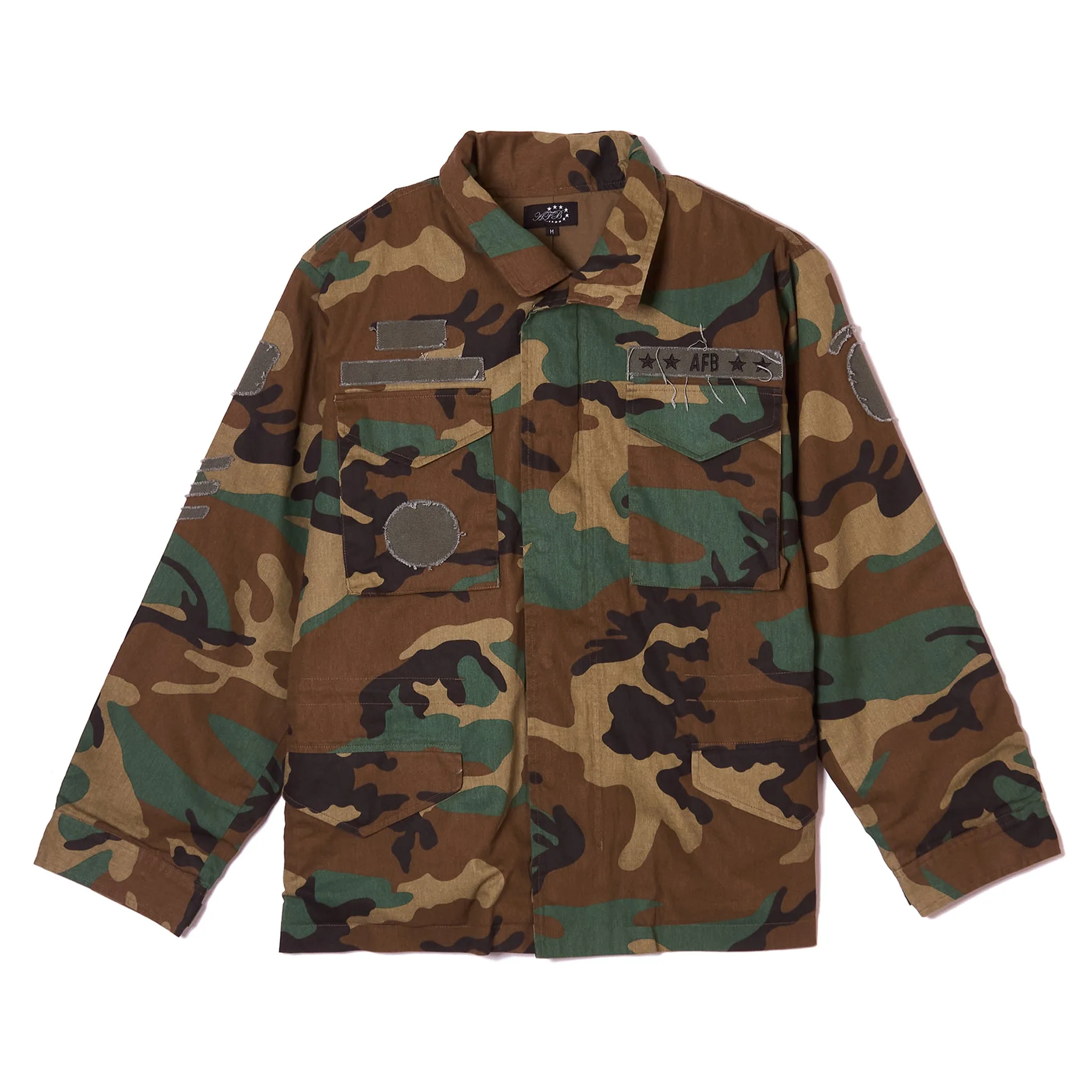 PATCHED FIELD JACKET / CAMO