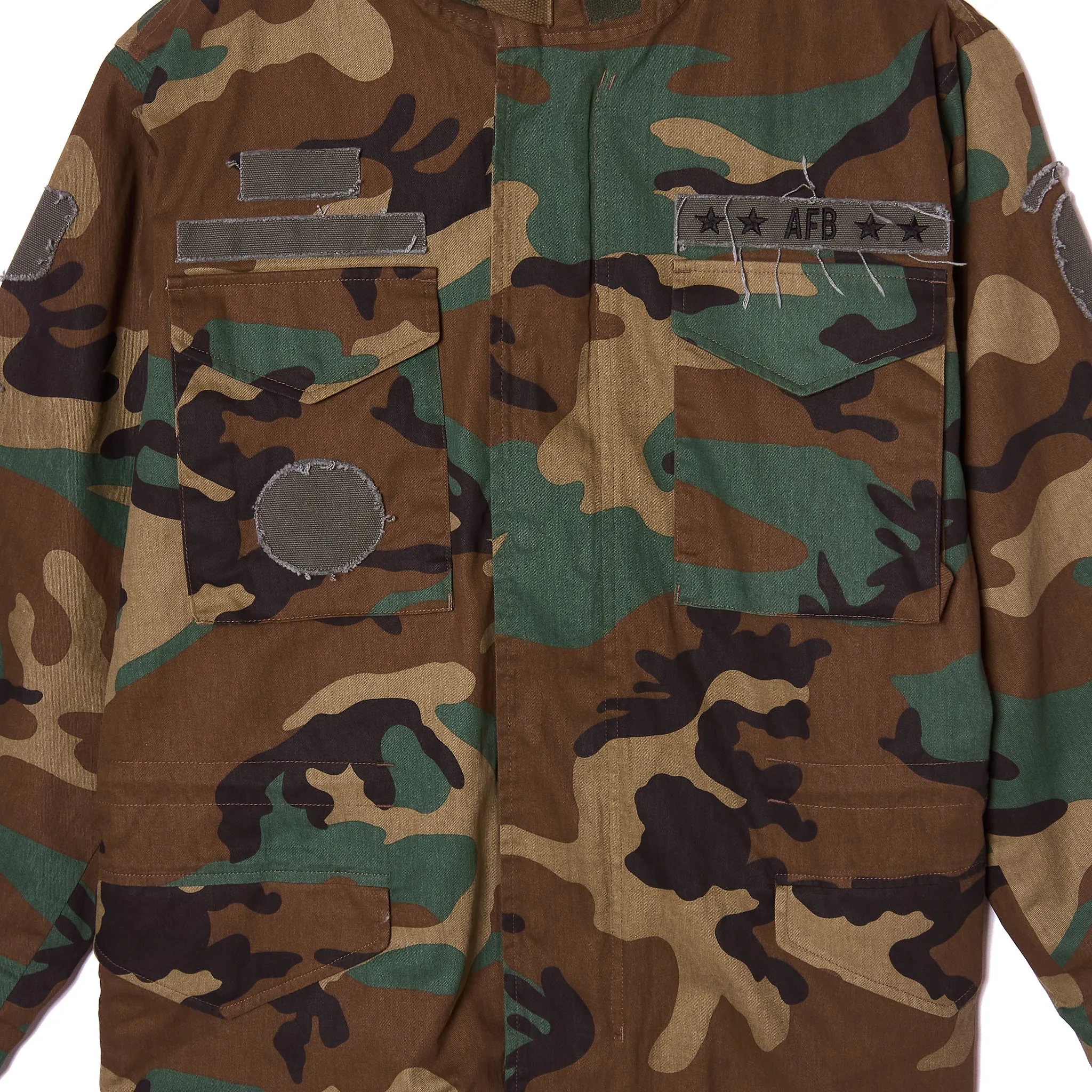 PATCHED FIELD JACKET / CAMO