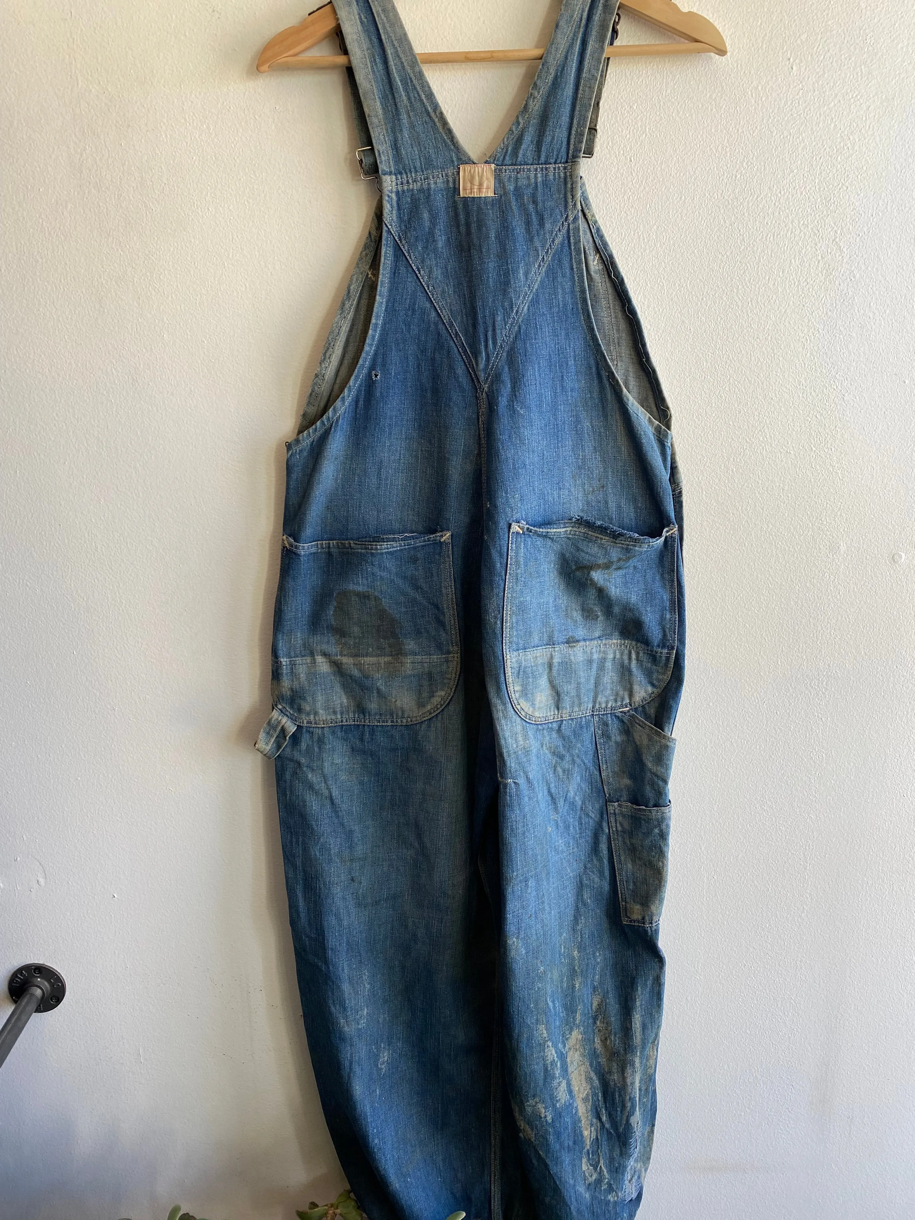Vintage 1940s OBryan Bros. Denim Overalls