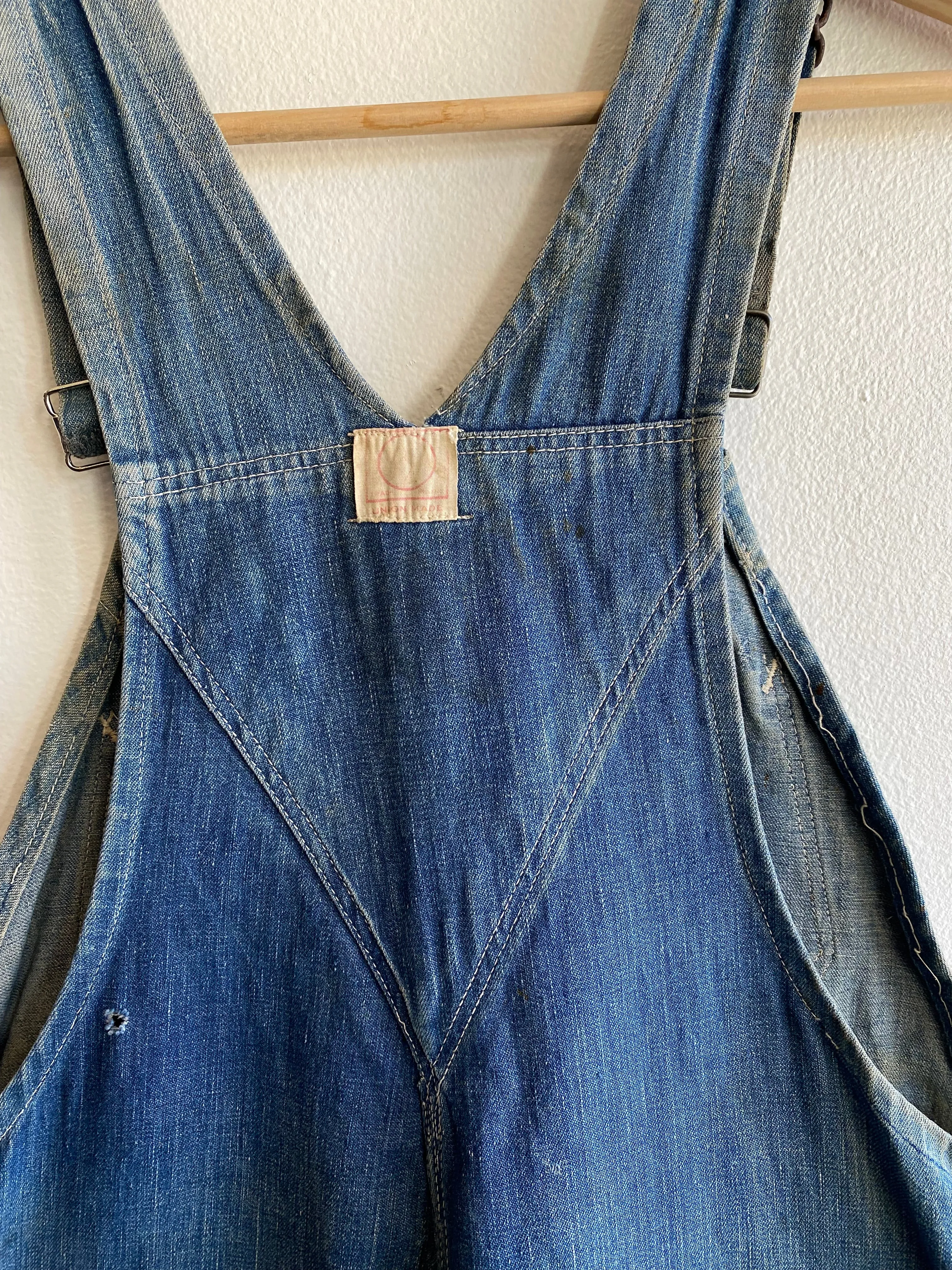 Vintage 1940s OBryan Bros. Denim Overalls