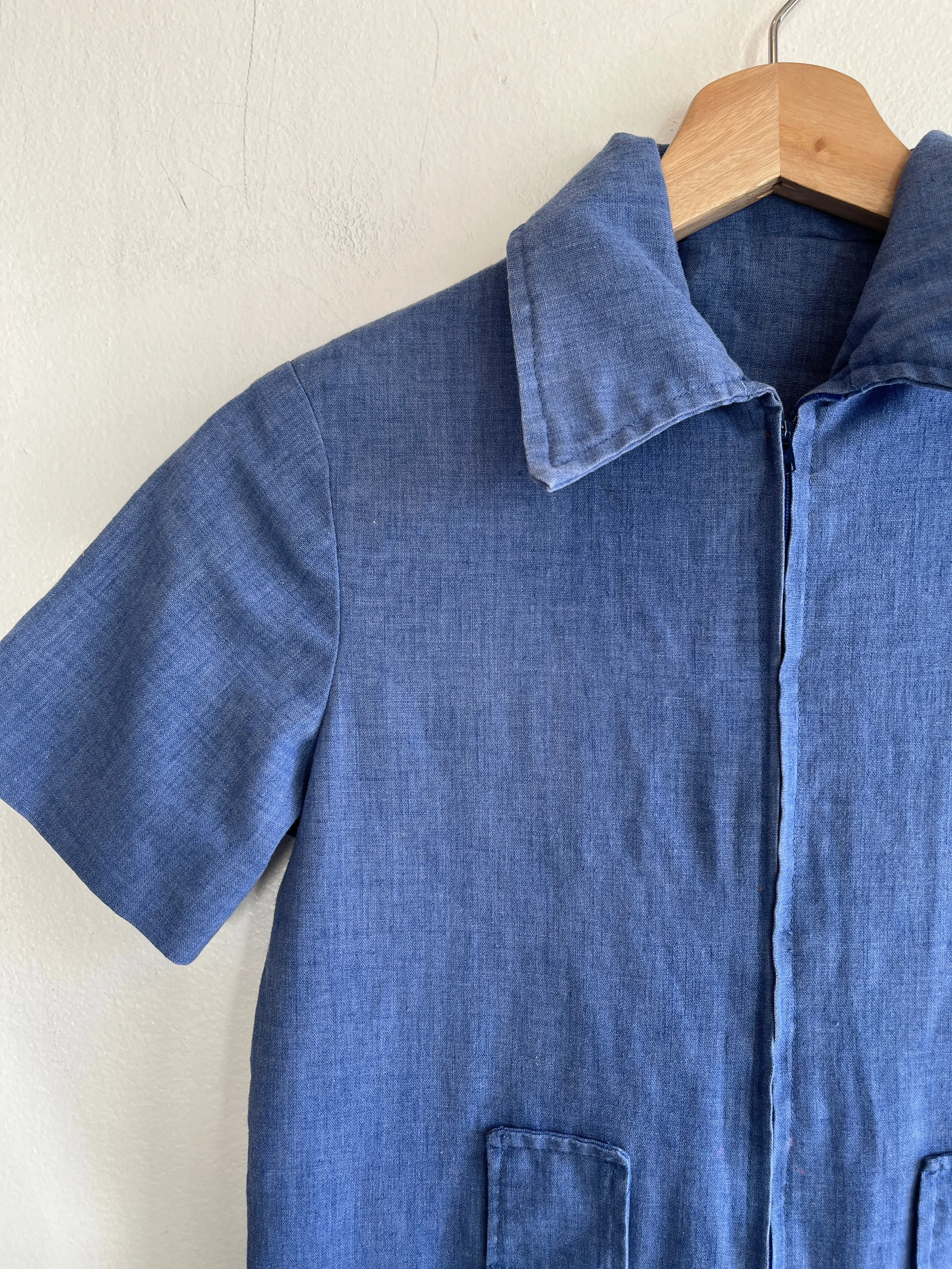 Vintage 1960s/1970s Womens Chambray Coveralls