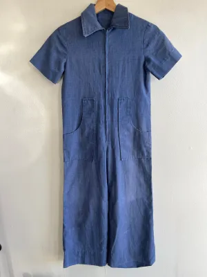 Vintage 1960s/1970s Womens Chambray Coveralls