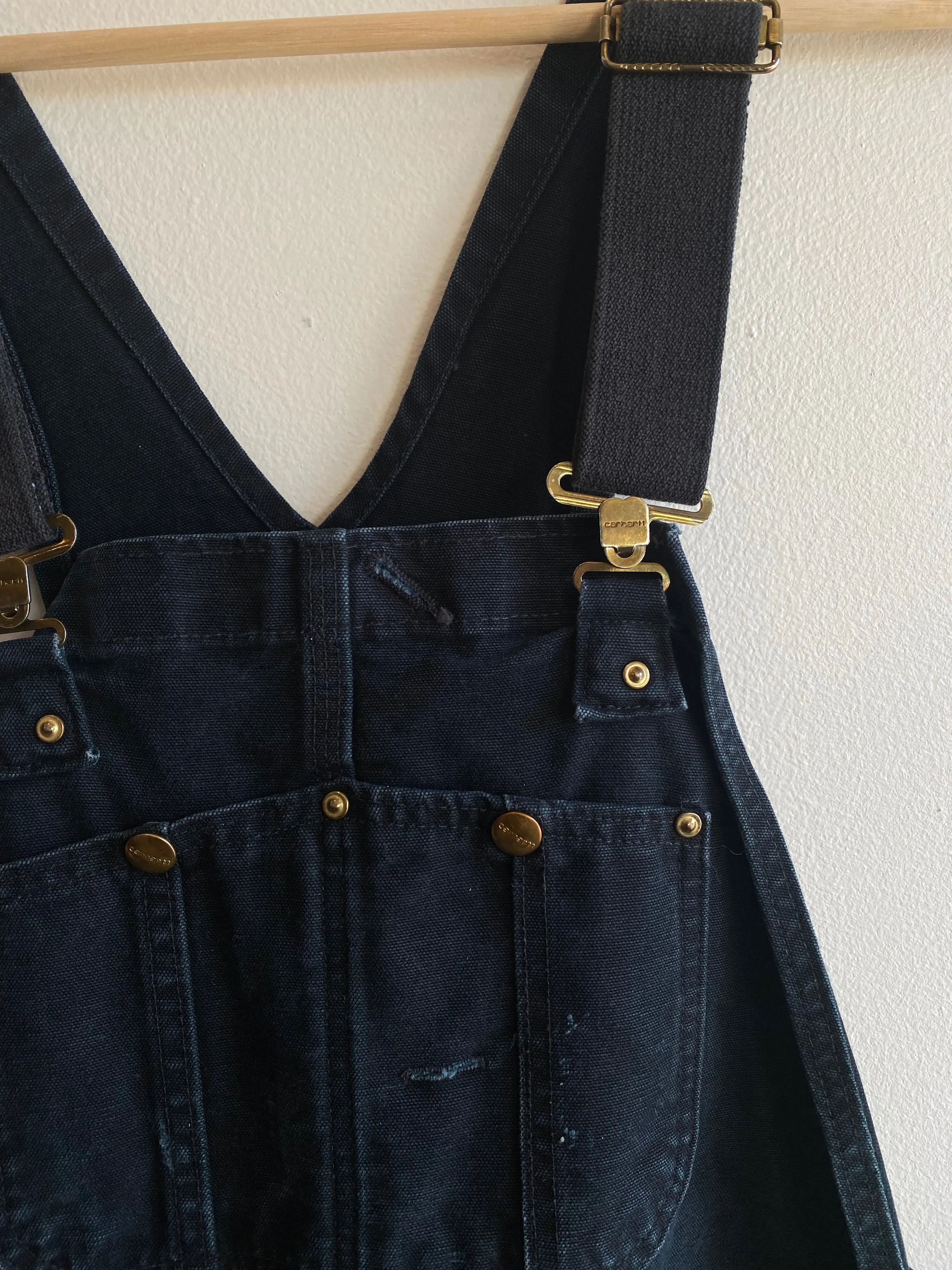 Vintage 1990s Carhartt Double Knee Canvas Overalls
