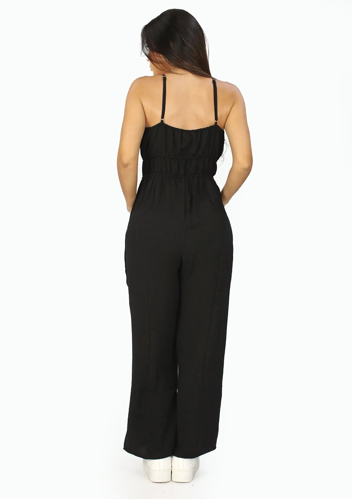 VJ-NP-70331 Black Overall de Mujer
