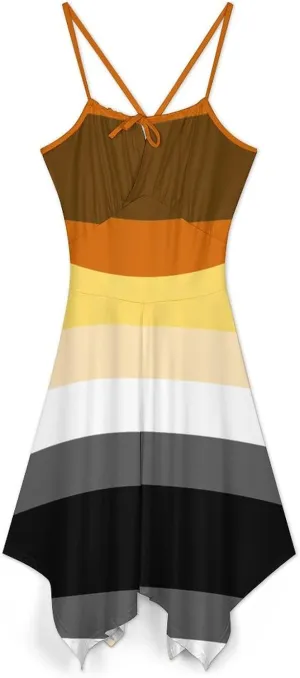 Zakqeik Women's Mexican Flag Camisole Dress Summer Party Casual Dress